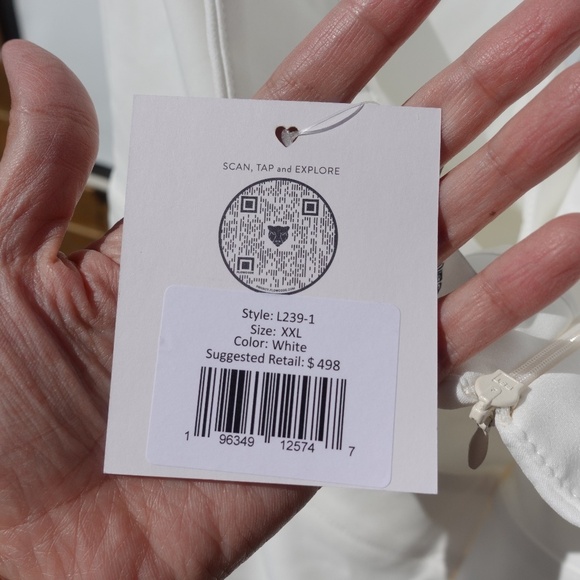 Revolve Lita by Ciara jumpsuit criss cross halter top White high end $498 XXL - Picture 7 of 10